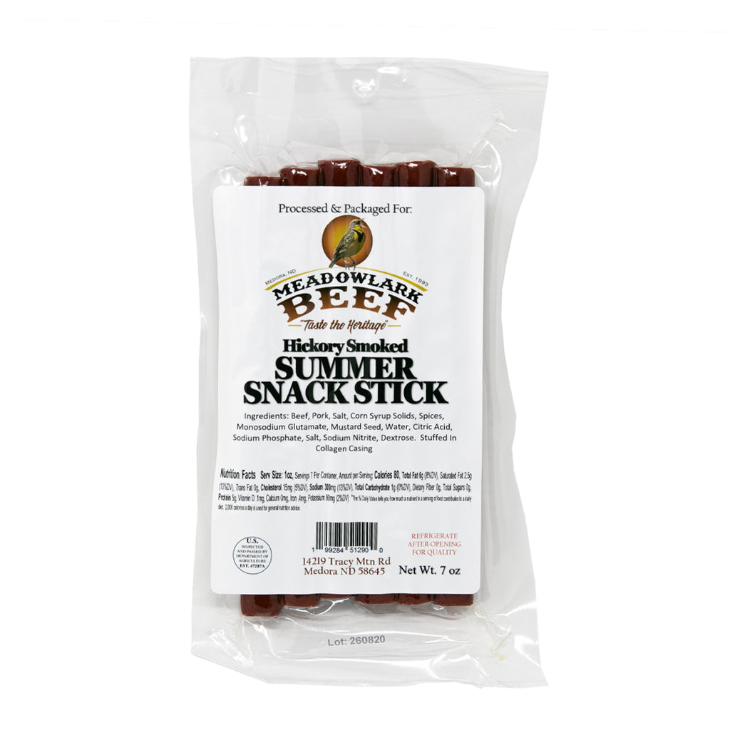 Hickory Smoked Summer Snack Stick Pack